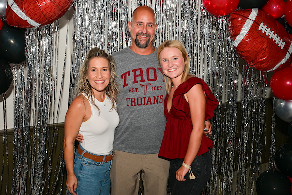 TROY students and her family at Parents Weekend