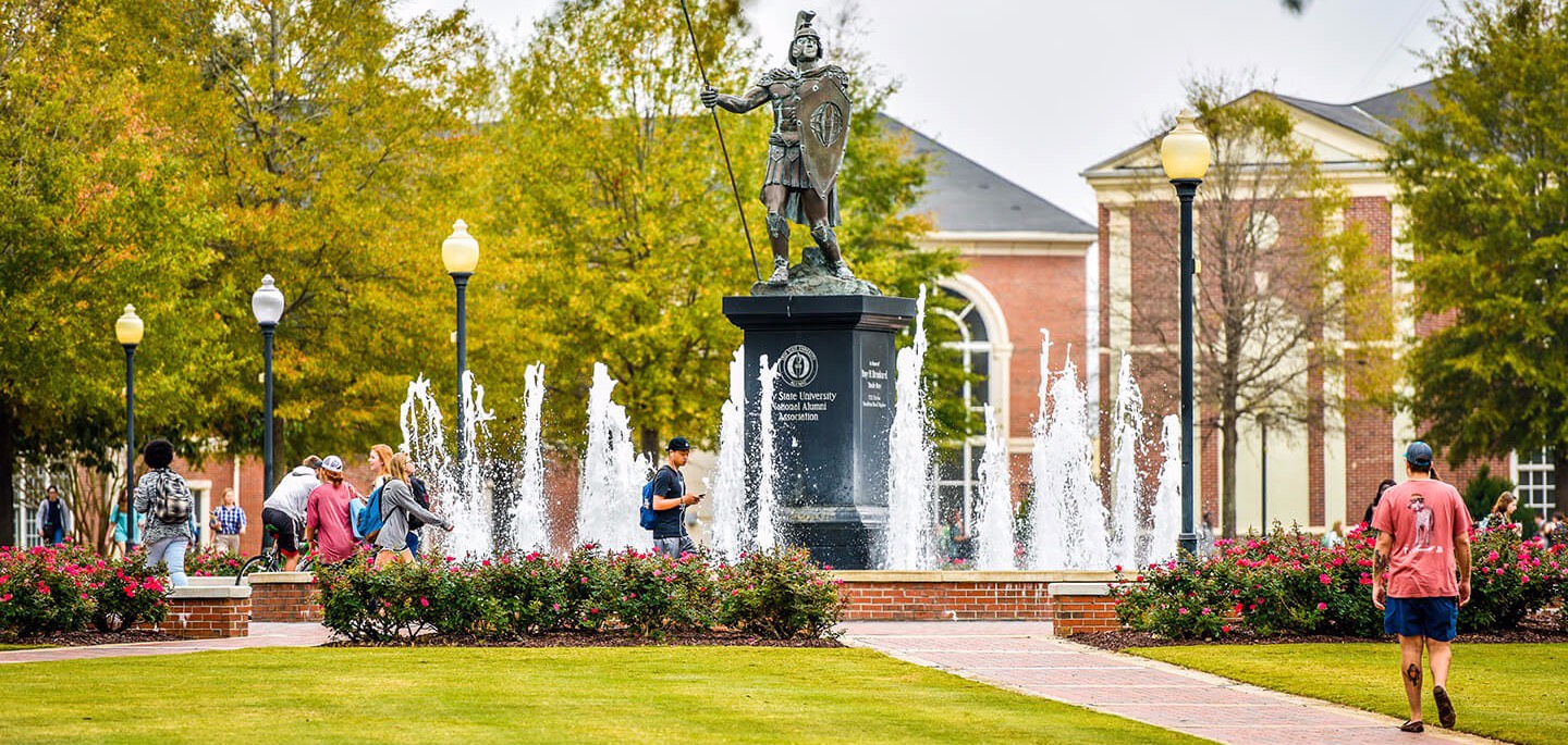 Troy Campus quad