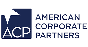 American corporate Partners logo over White