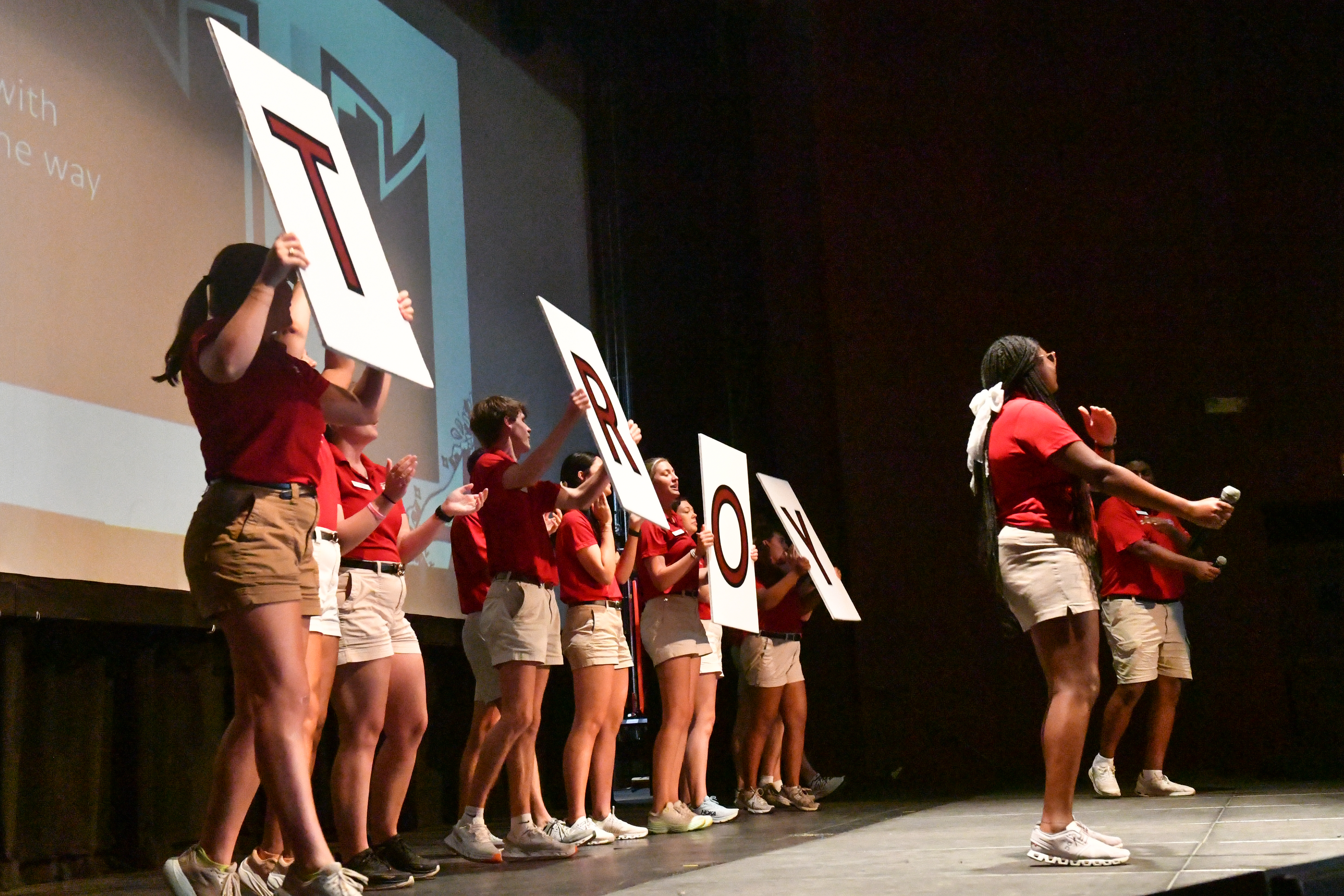 IMPACT Leaders during a session. 
