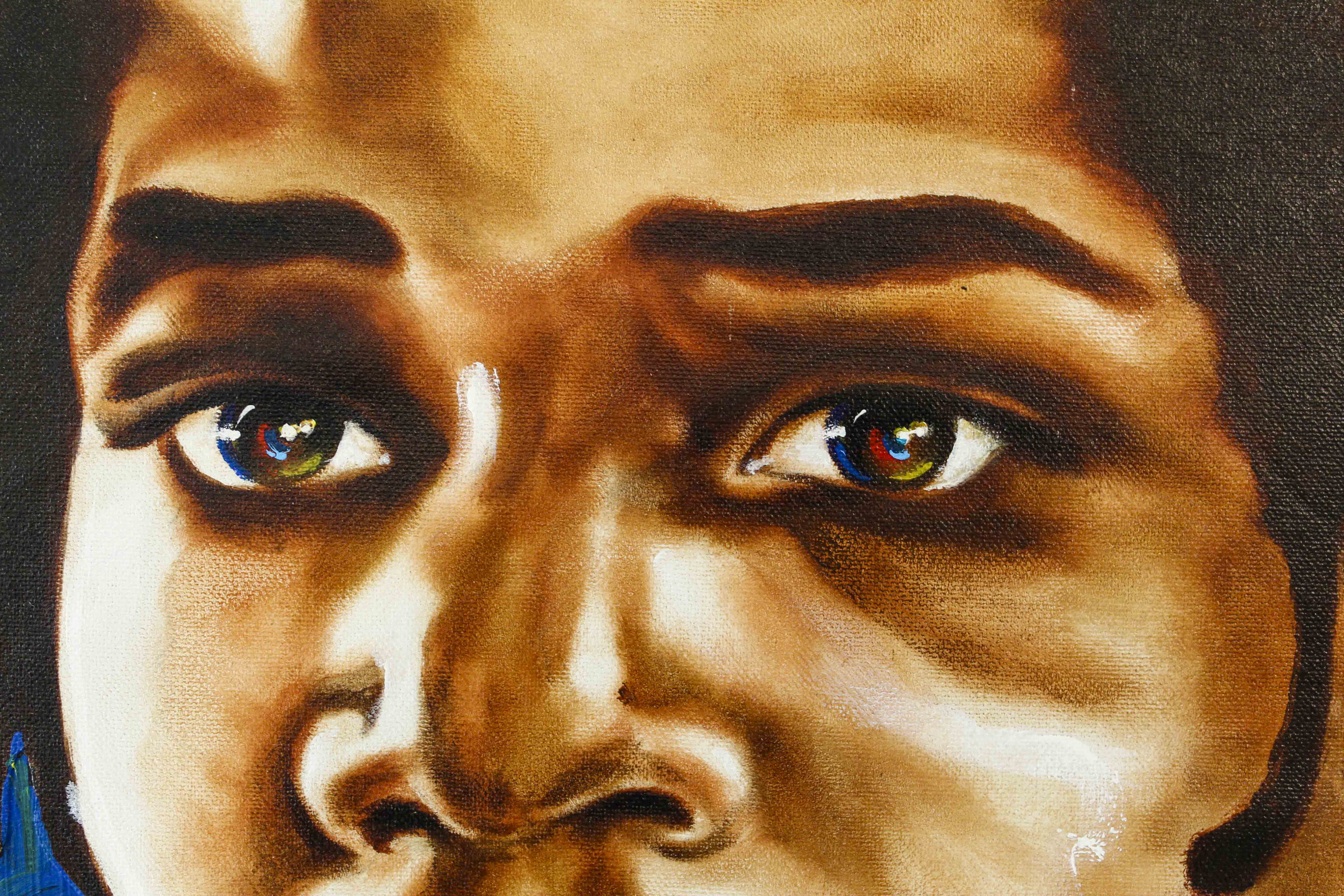 Close up image of work by artist Jahni.