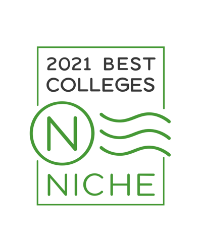 2021 Best Colleges Niche badge