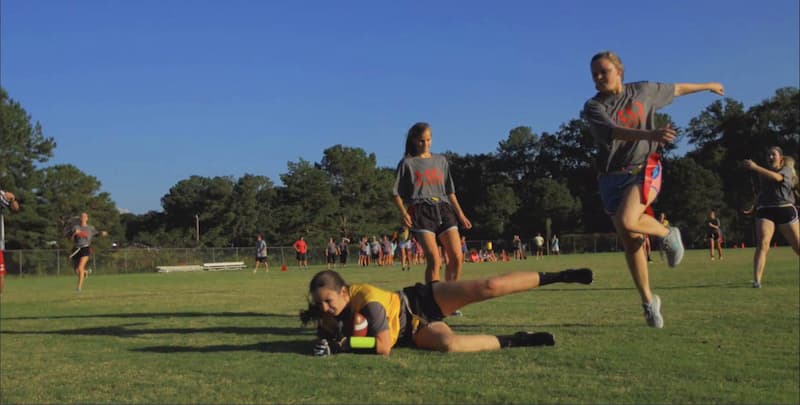 Intramural flag football