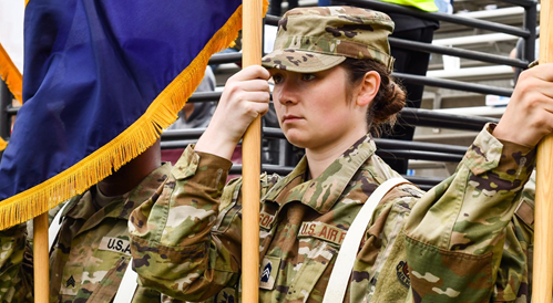Cadet Simpson Colorguard