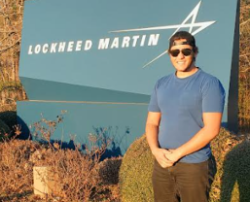 eet student brennan working as intern at Lockheed