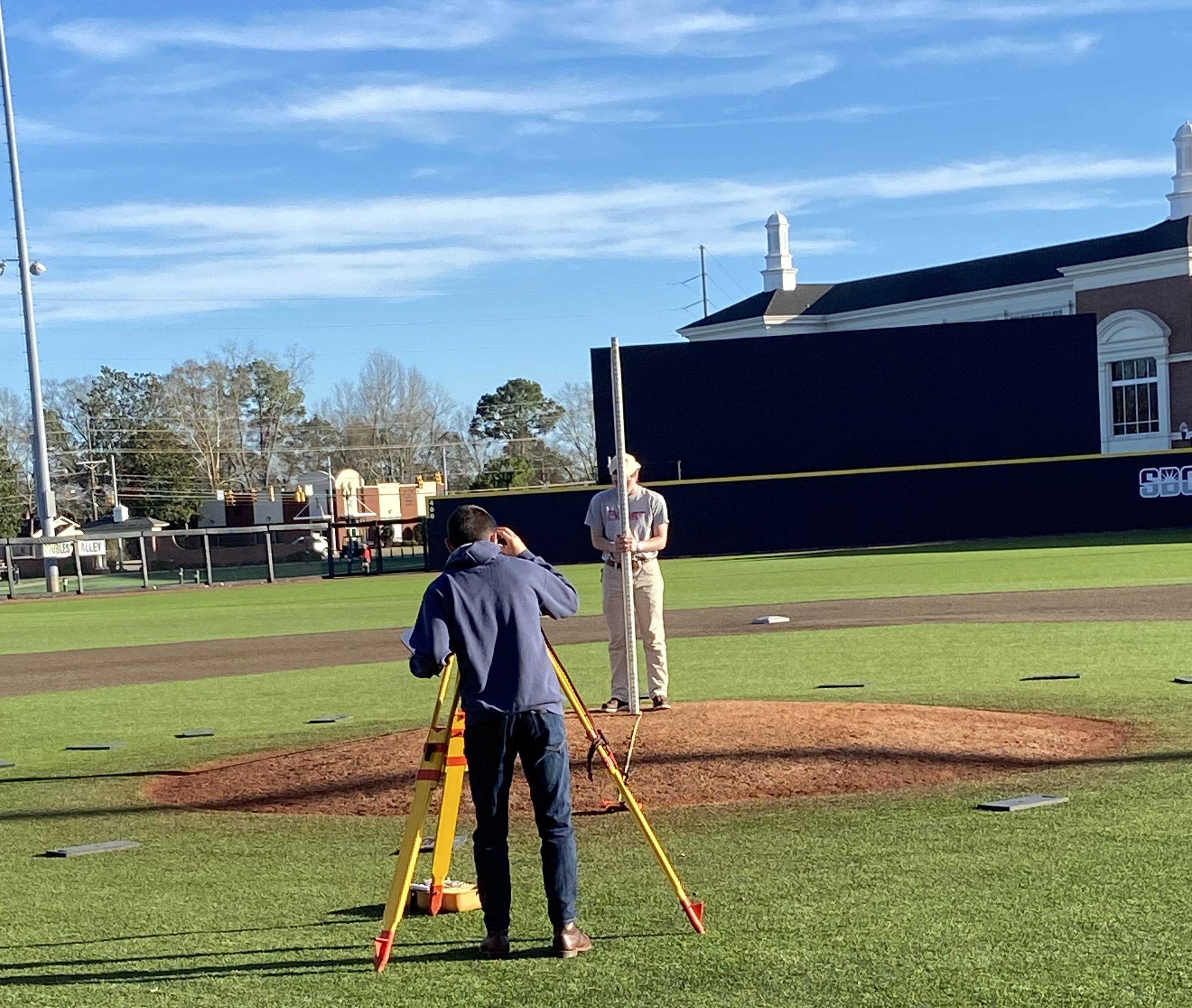 APSLS survey baseball mound