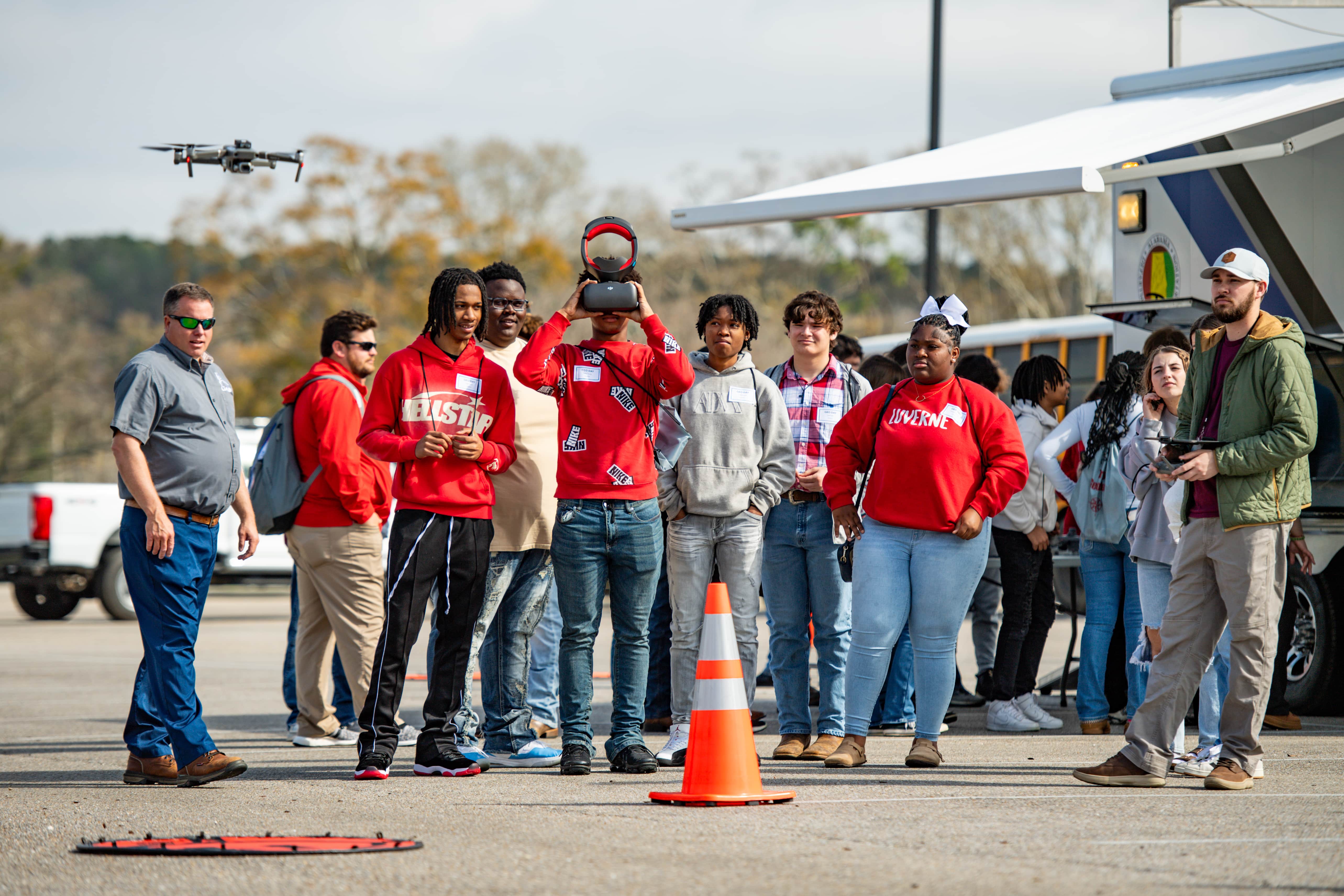 Students experience virtual drone flight