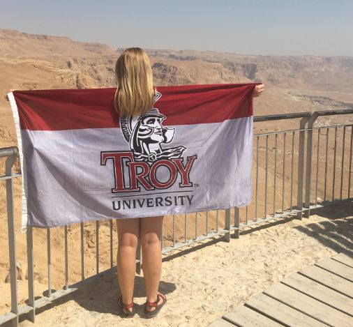 Whitney Ortiz at Masada, Israel