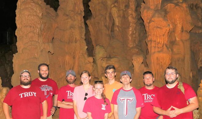 Anthropology Students Visit Cathedral Caverns