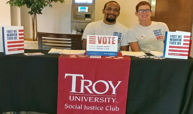 Social Justice Club 2018 Montgomery Campus Voter Registration Drive