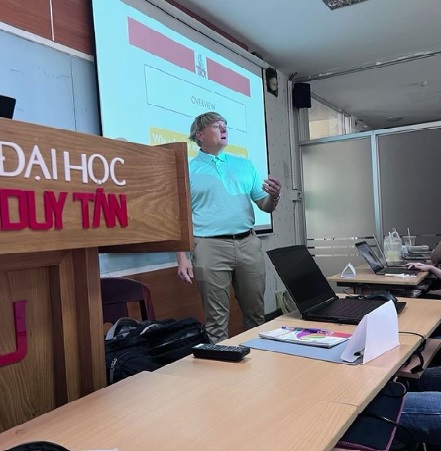 Dr. Anthony Dixon teaching in Vietnam