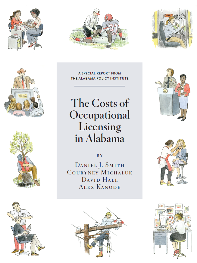 Cover of the Cost of Occupational Licensing report