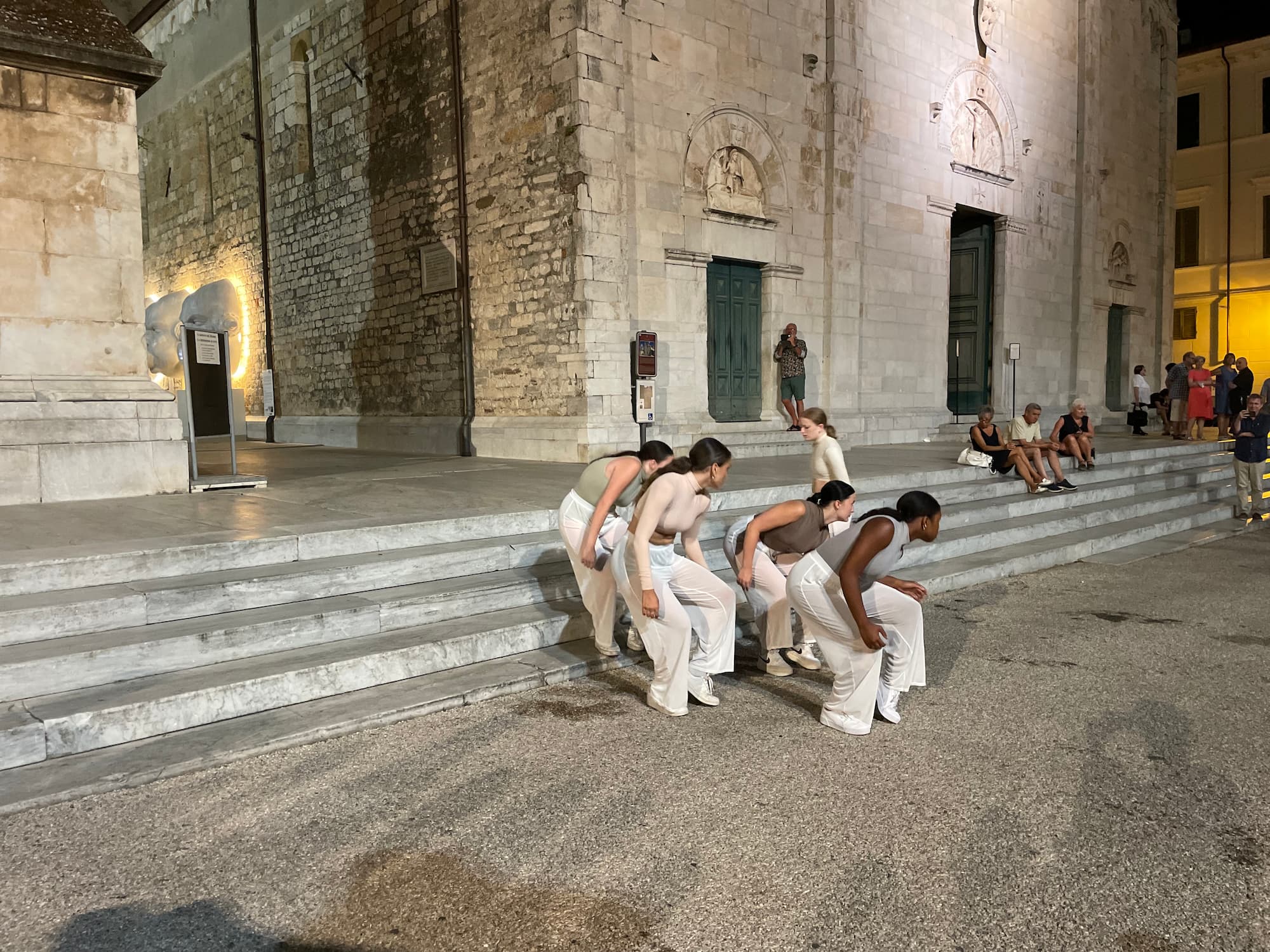 Troy Dance students perform in Pietrasanta, Italy.