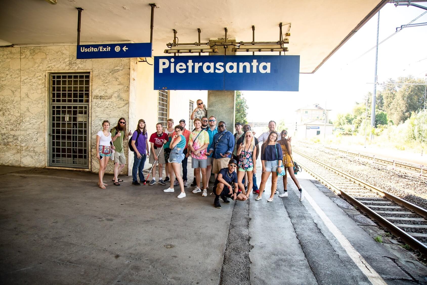 TROY students in Pietrasanta, Italy