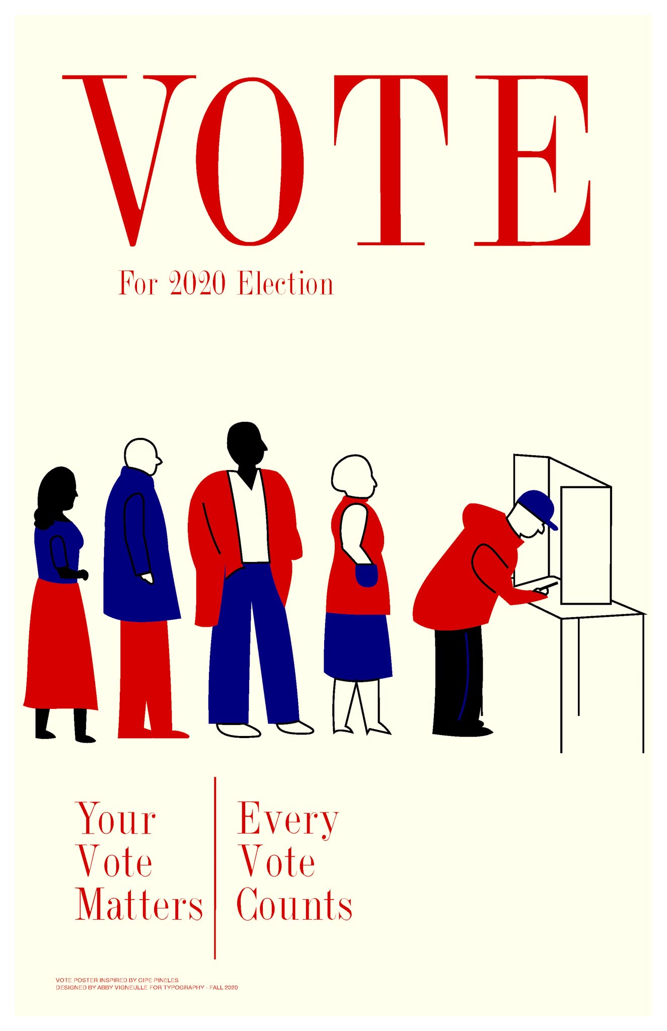 Vote Poster By Abby Vigneulle #1