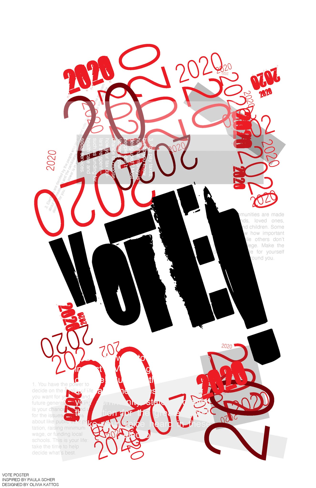 Vote Poster By Olivia Kattos #1