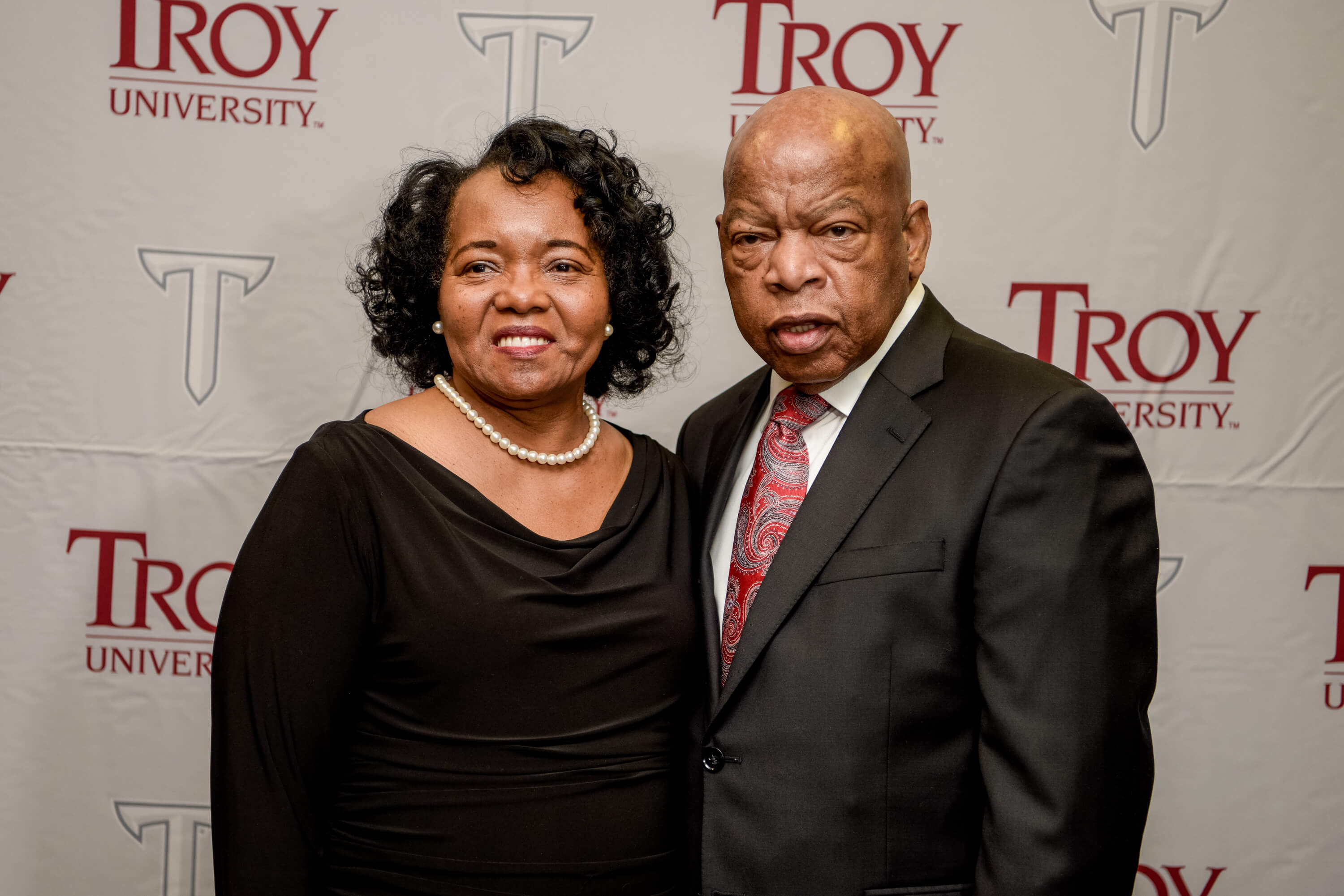 Mary Griffin with John Lewis