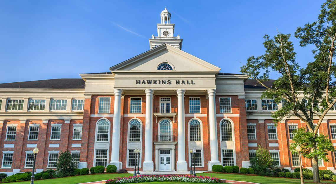 Hawkins Hall on Troy Campus