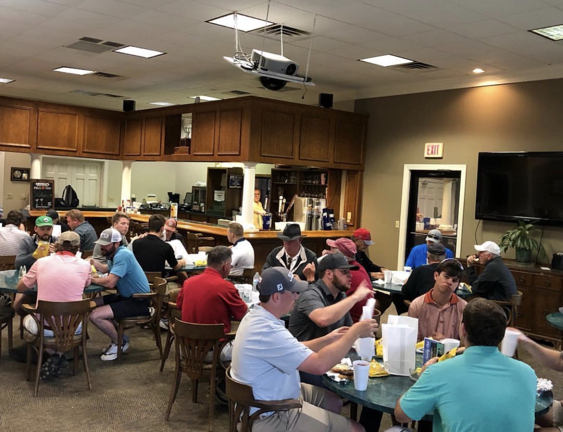 HSTM golf tournament participants at the Troy Country Club