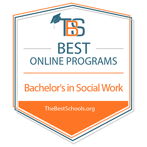 Social Work Best Online Programs Badge