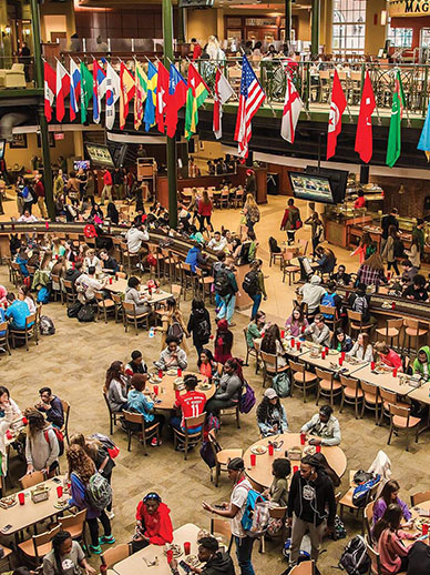 Troy Dining Hall.