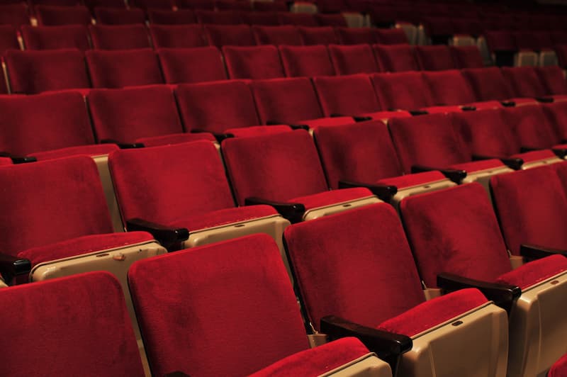 Red Seat in Davis Theatre