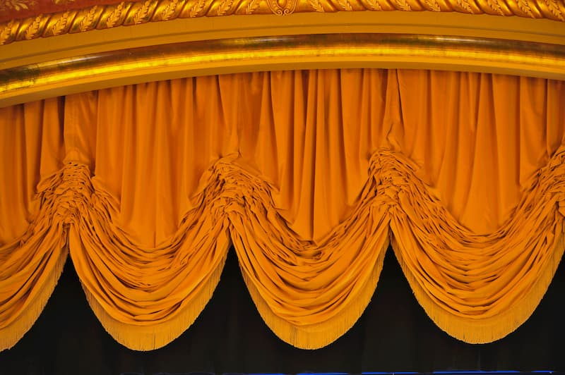 Gold Curtain Davis theatre