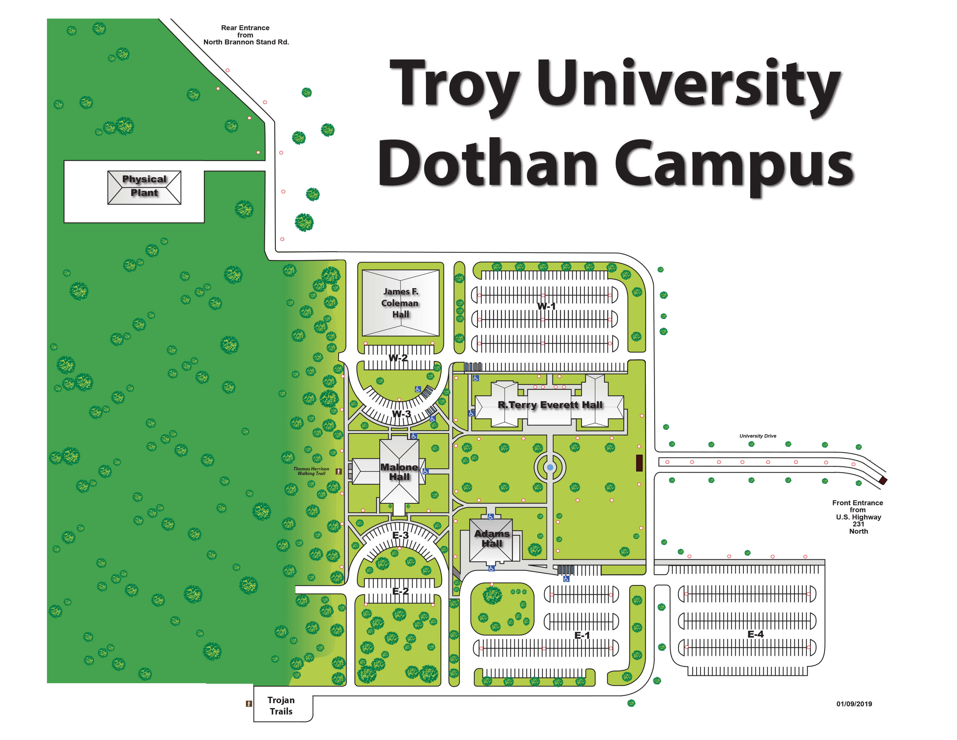 Dothan Campus Map