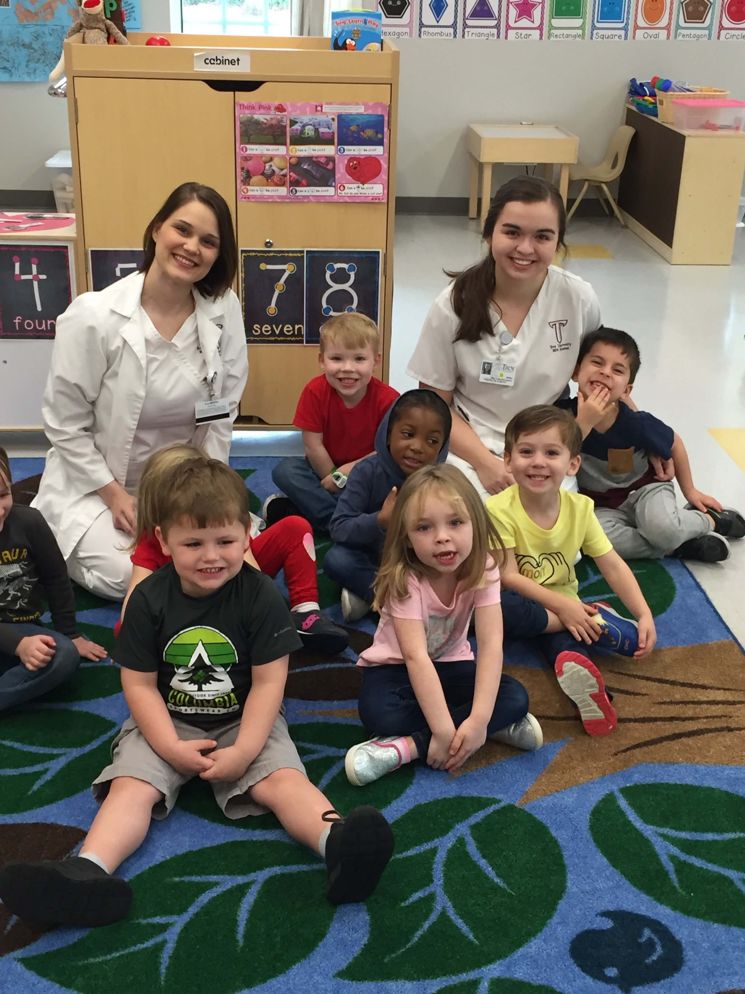 Our students LOVE the nursing students from Troy University.