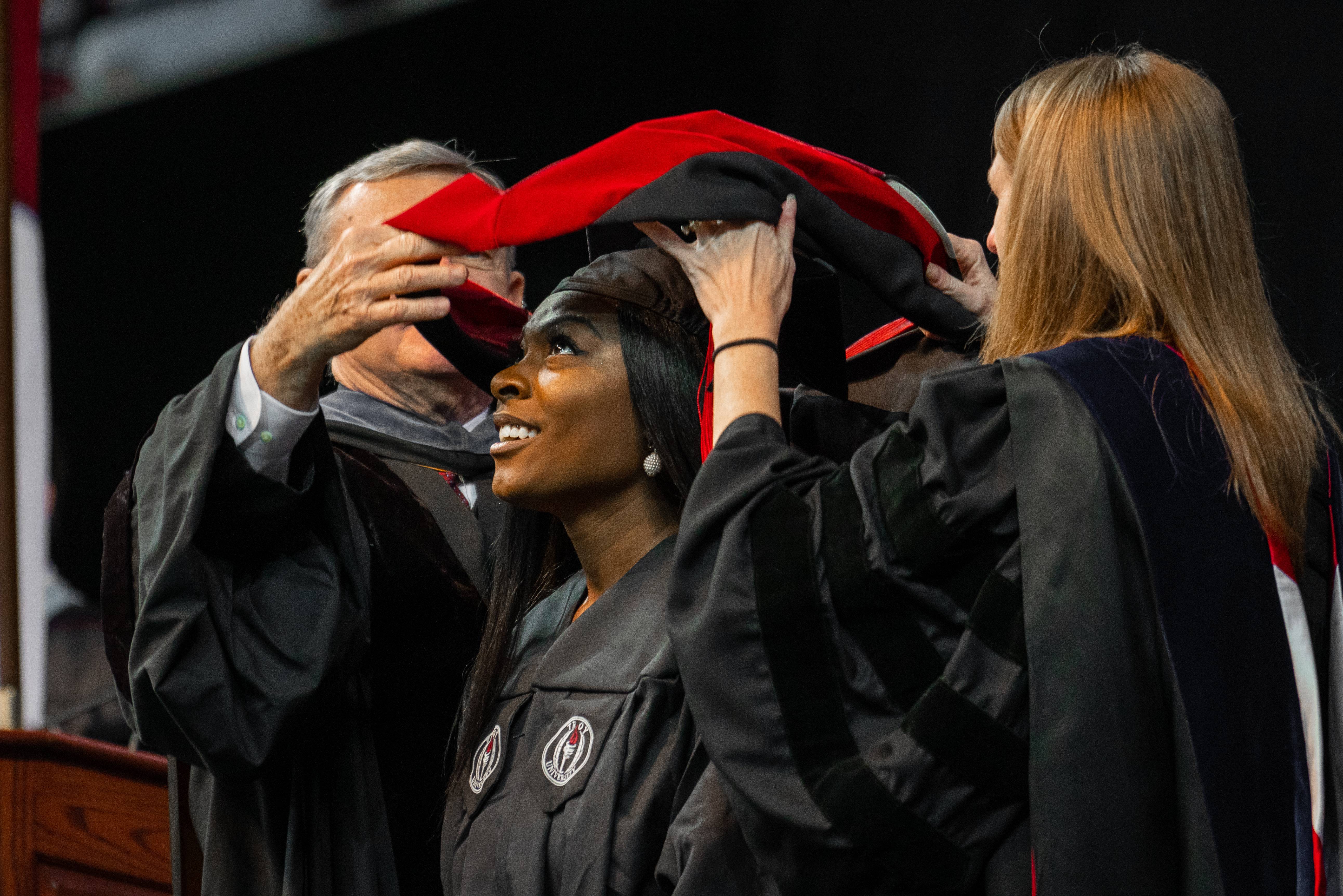 Graduation of masters student.