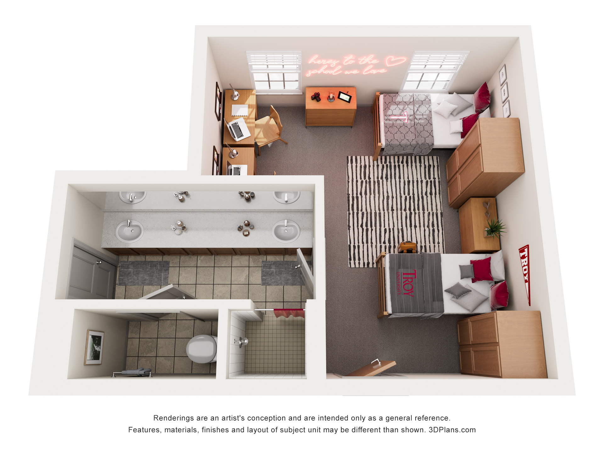 Cowart Hall floor plan