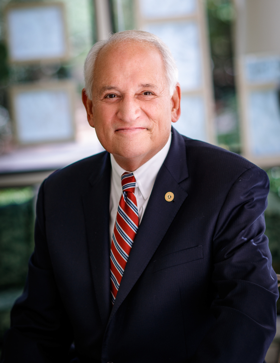 Dr. Jack Hawkins, Jr. speaking at TROY's Commencement