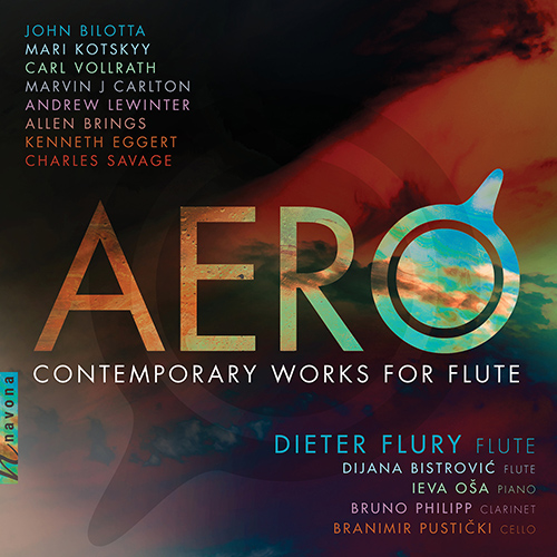 Album cover - AERO, Contemporty works for flute