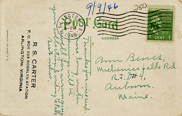 Postcard Back - Albany (Decatur)