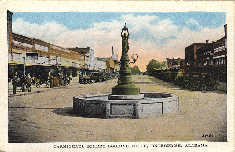 Postcards of Historic Streets in Southeast AL