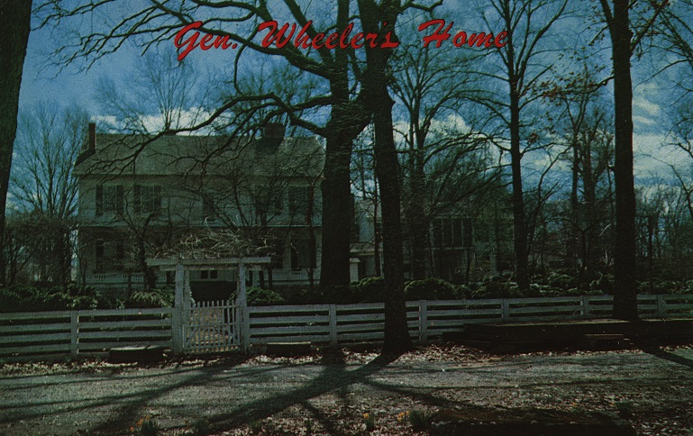 Color photograph of General Joseph Wheeler's two-story home in Hillsboro, Alabama.