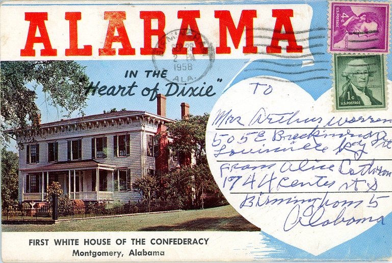 Postcard Back - Little River Canyon National Preserve, Fort Payne