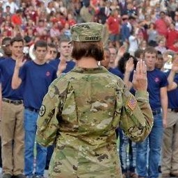 enlistment ceremony