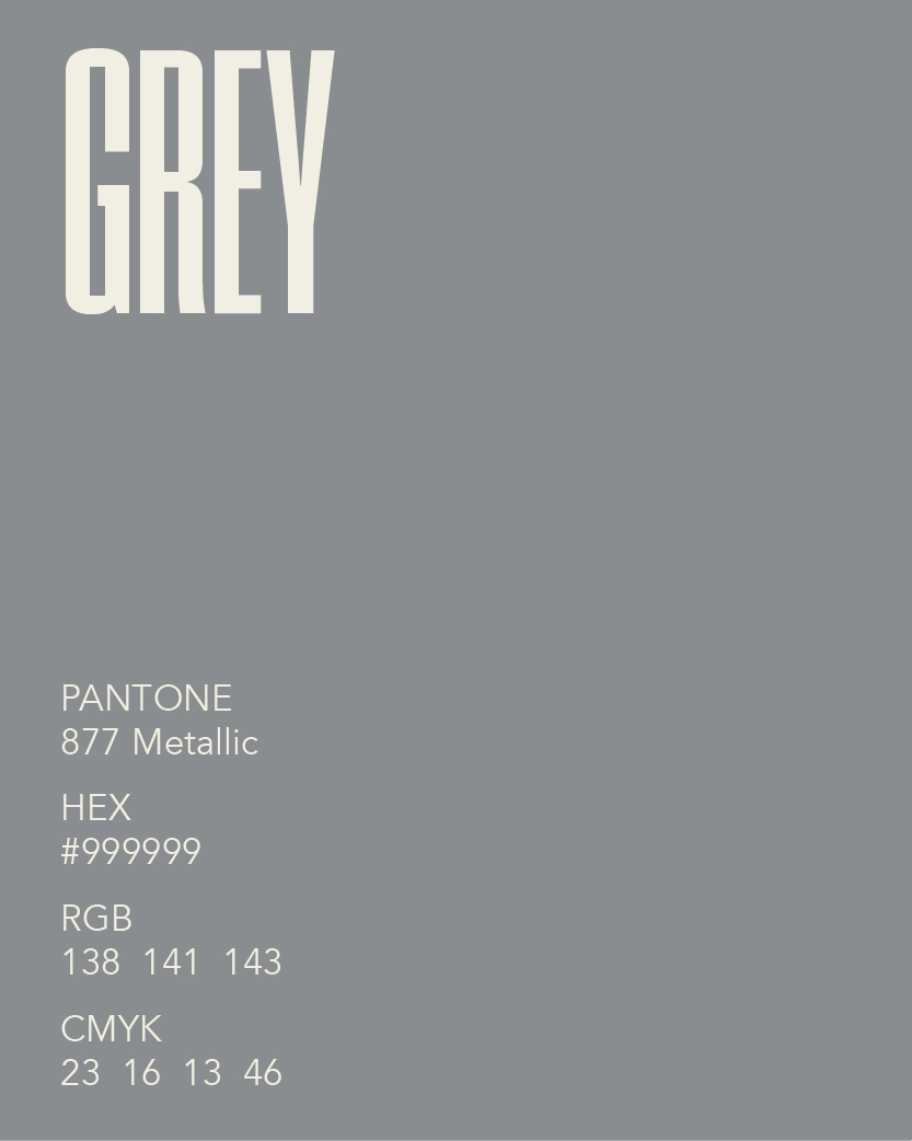 TROY's color pallet - grey with hex codes