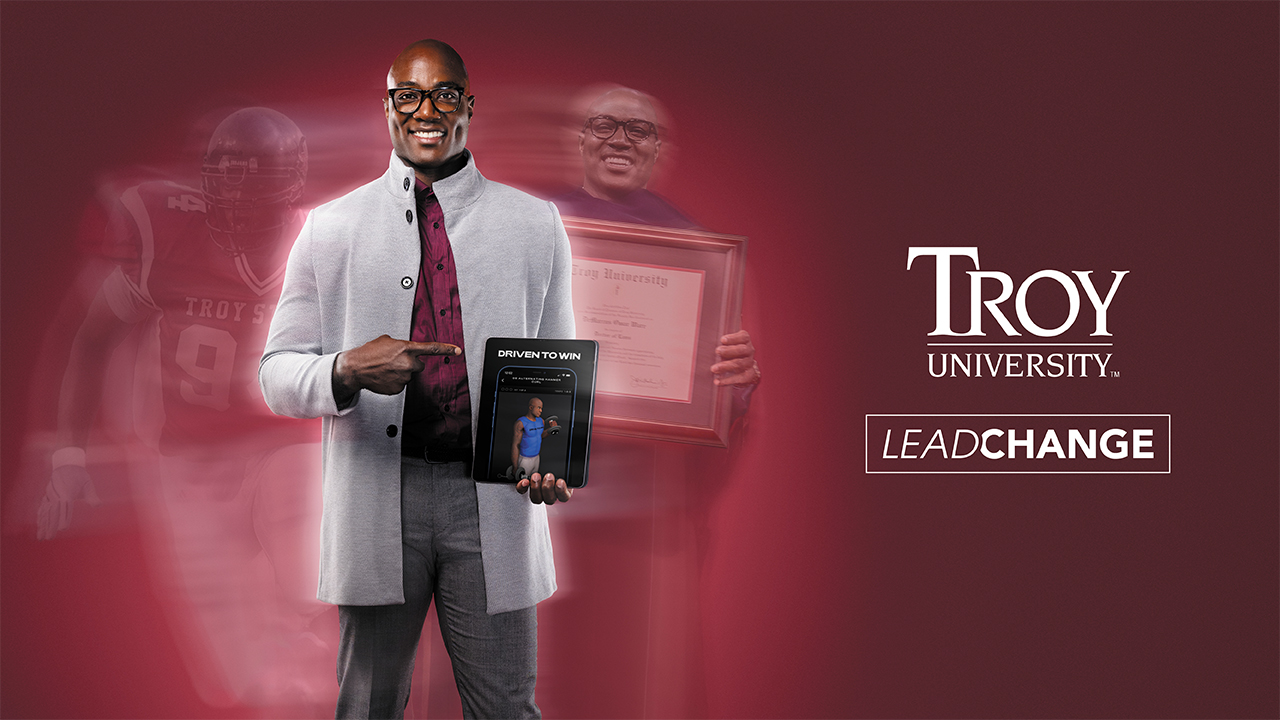 The new slogan reflects the University's commitment to building leaders throughout the world.