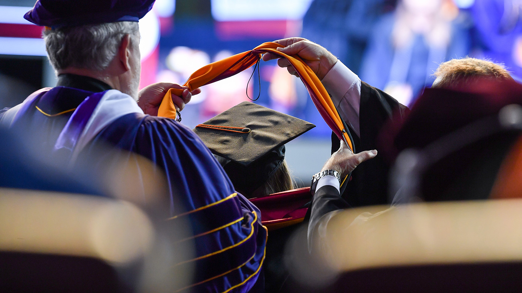 Student at graduation