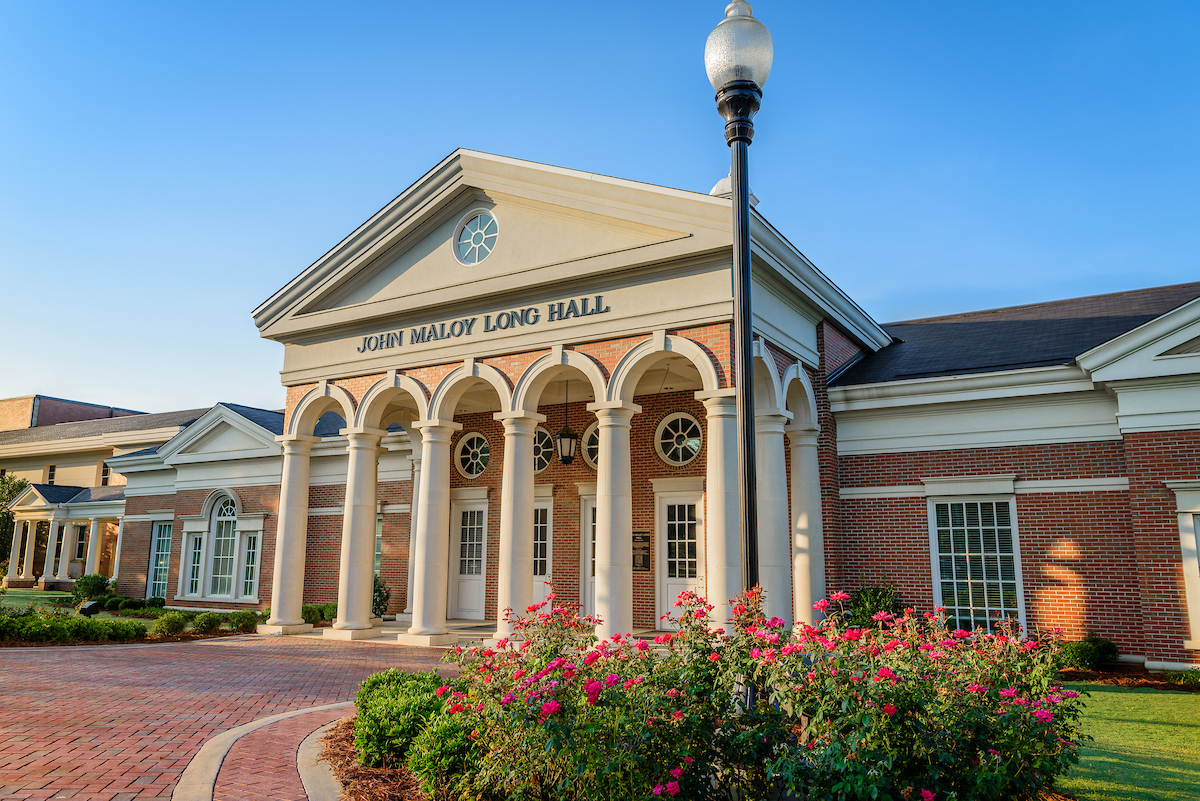 Long Hall on TROY's Campus.