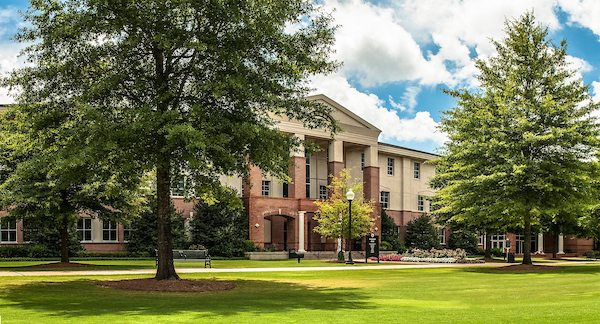 McCall Hall on TROY's Campus.