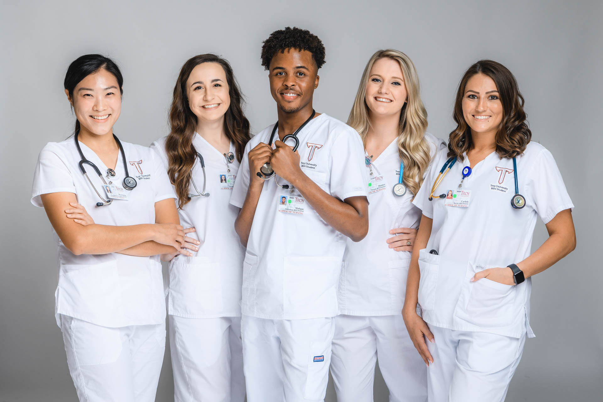 TROY Nursing students.