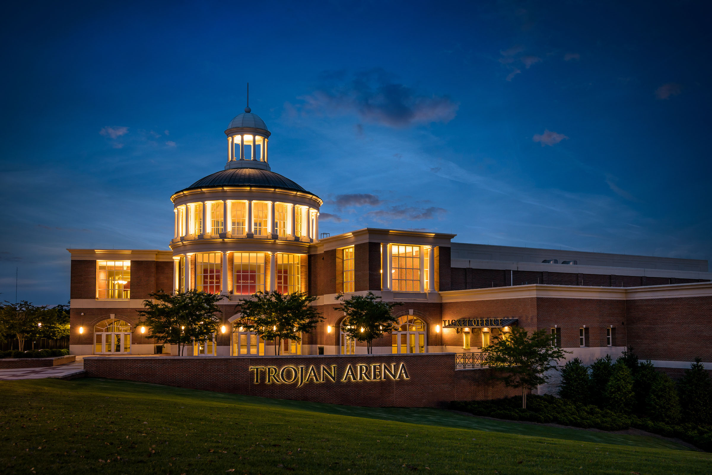 Trojan Arena on TROY's Campus.