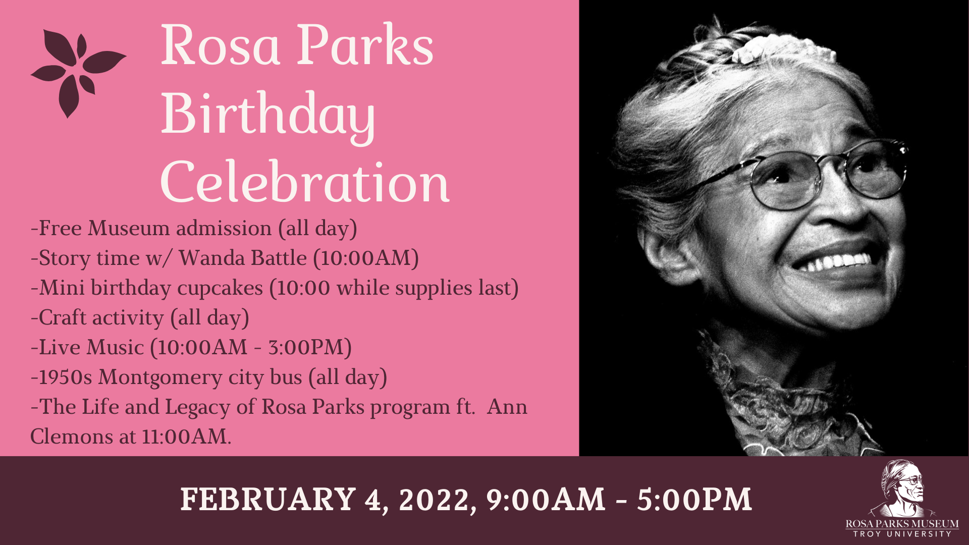 Rosa Parks birthday 2022