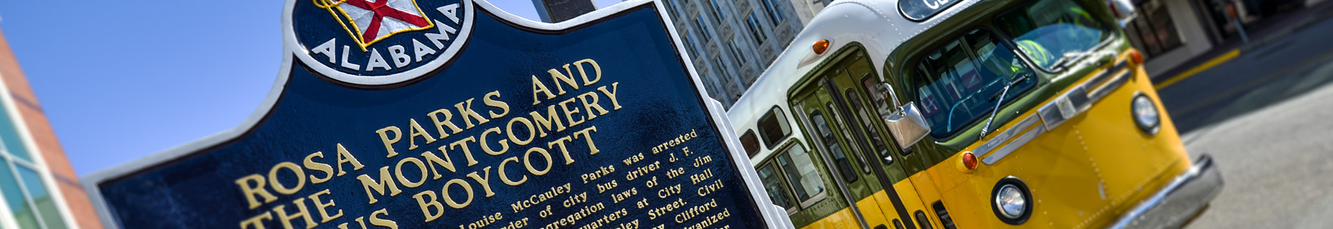 Image of the Rosa Parks and the Montgomery Bus Boycott Bus
