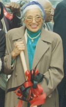 Rosa Parks at the Museum Groundbreaking