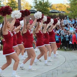 Pep Rally at Troy University