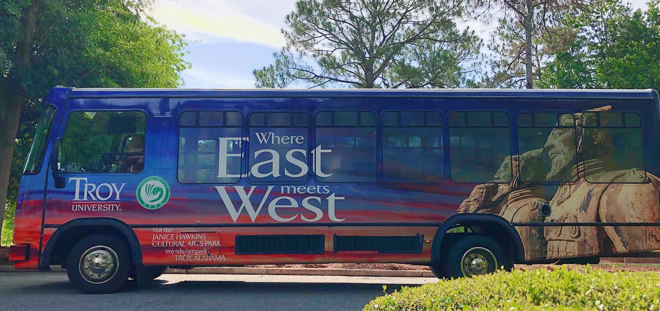 East Meets West bus